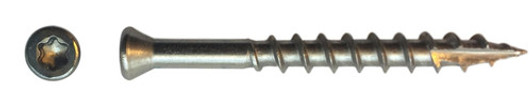 #7 x 3" Stainless Steel Trim Head Screw, Star (Torx) Drive (Box of 2000)