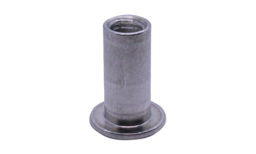#8-32 x .075" Threaded Insert, Large Flat Head, Aluminum (Box of 1000)