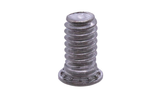 #6-32 x 1.500" Self-Clinching Stud, Flush Head, Steel, Zinc (Box of 5000)