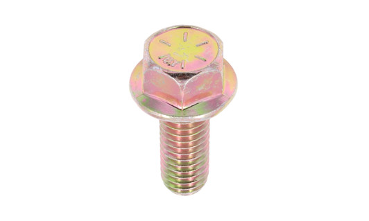 3/8"-16 x 2-1/4" Non-Serrated Flange Bolt, Grade 8, Zinc Yellow (Box of 400)