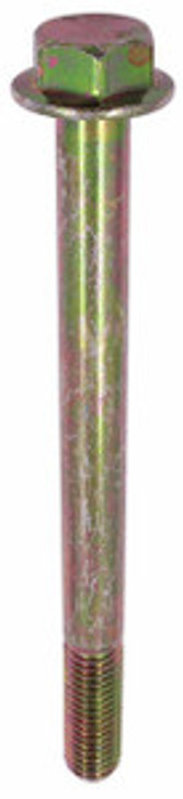 M10-1.5 x 110 Flange Bolt Din 6921, Grade 10.9, Zinc Yellow (Box of 200)