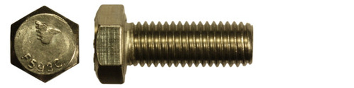 1/2"-13 x 1" Hex Cap Screw ASTM F593G, 316 SS (Box of 250)
