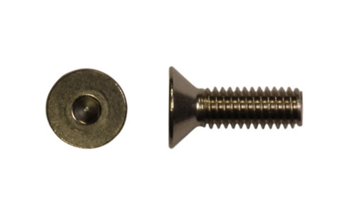 M8-1.25 x 45 mm Flat Head Socket Cap Screw, Din 7991, (A2) 18-8 Stainless Steel - FT (Package of 100)