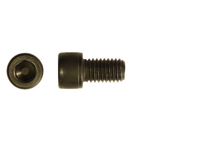 M2.6-0.45 x 10 mm Socket Head Cap Screw, Din 912, 12.9 Alloy Steel, Thermal Black Oxide - FT (Package of 200)