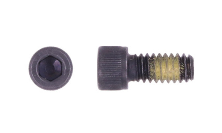 #4-40 x 1/4" Socket Head Cap Screw with Nylon Patch, Alloy Steel, Thermal Black Oxide - FT (Package of 100)