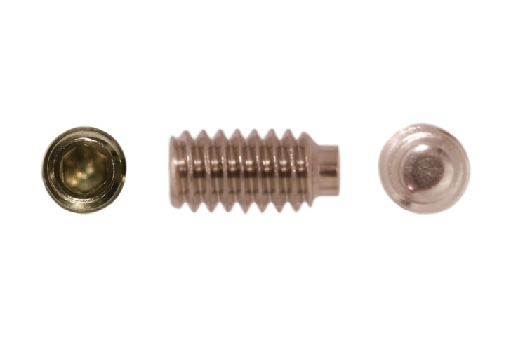 #10-24 x 3/16" Half Dog Point Socket Set Screw, 18-8 Stainless Steel (Box of 2500)