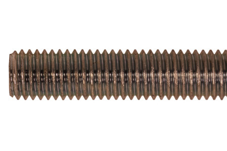 1/2"-13 x 1 FT ASTM A307 A Threaded Rod, Zinc Clear - 1 Bundle  (Bundle of 10 ft)