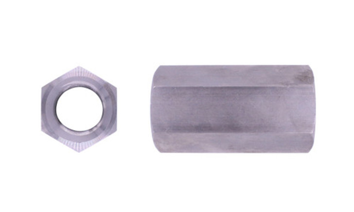 3/4"-10 x W1" x L2-1/4" Coupling Nut , Low Carbon Steel, None (Package of 20)