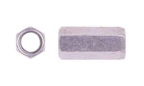 3/4"-10 x W1" x L2" Coupling Nut , 18-8 Stainless Steel, None (Package of 25)