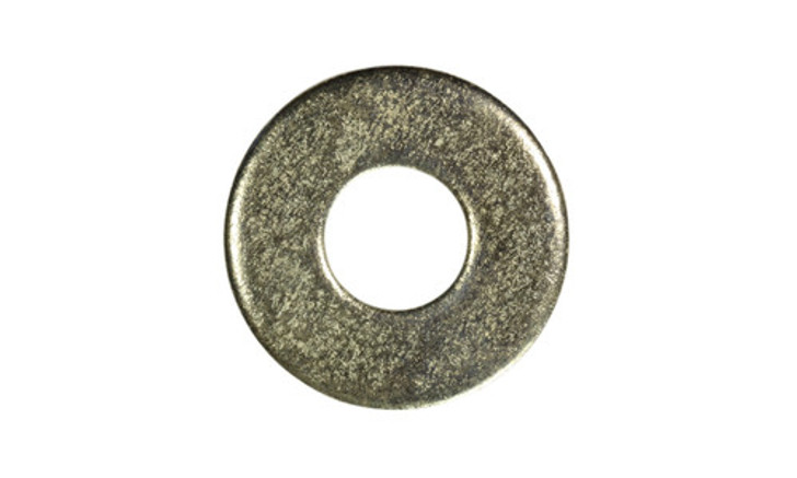 3/16" USS Flat Washer, Low Carbon Steel, Zinc Clear (Package of 1330)