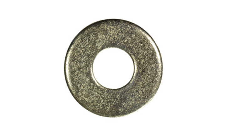 7/16" USS Flat Washer, Low Carbon Steel, Zinc Clear (Package of 200)