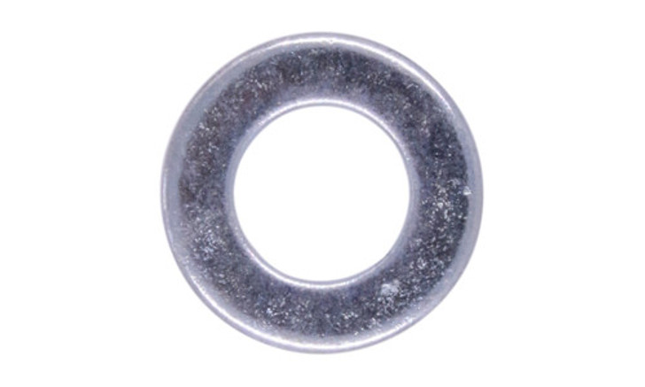 #4 SAE Flat Washer, Low Carbon Steel, Zinc Clear (Package of 1666)