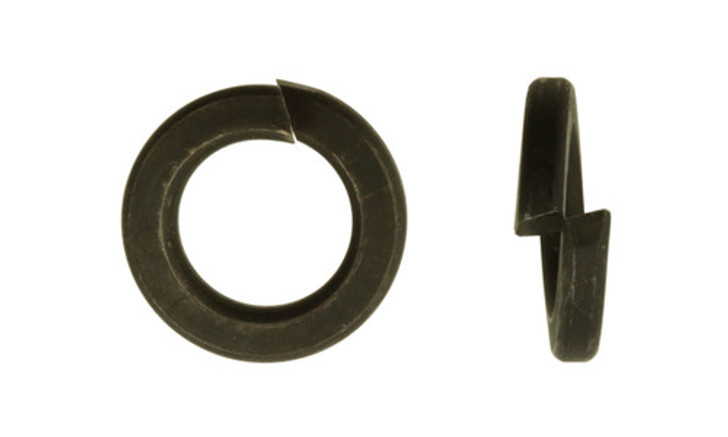 3/8" Regular Split Lock Washer, Low Carbon Steel, Plain (Package of 100)