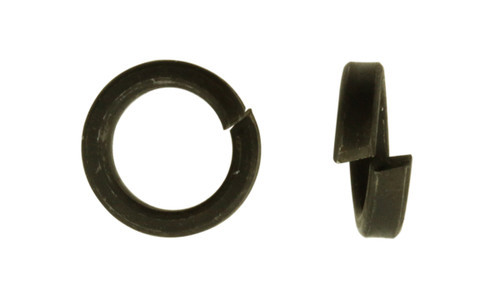 #5 Hi-Collar Split Lock Washer, Medium Carbon Steel, Plain (Package of 100)