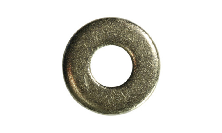M10 Thick Flat Washer, Din 7349, Low Carbon Steel, Zinc Clear (Box of 1000)