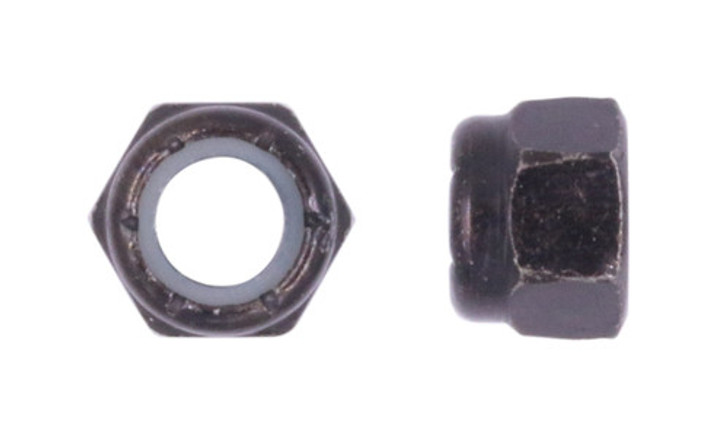 #10-32 UNC NM Nylon Insert Lock Nut, Low Carbon Steel, Zinc Yellow (Box of 2000)