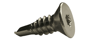 #6-20 x 5/8 Flat Head Torx (6-Lobe) Tek Screw #2 Point, 18-8 SS (Box of 5000)