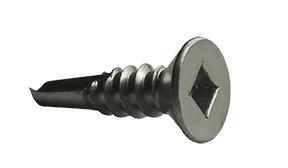 #10-16 x 1 Flat Head Square Tek Screw #3 Point, 410 SS (Box of 2500)