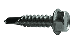 1/4"-14 x 1 Hex Washer Head  Tek Screw #3 Point, 316 SS (Box of 2000)
