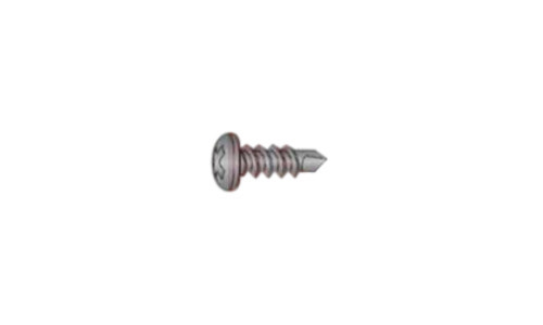 #6-20 x 5/8 Pan Head Phillips Tek Screw #2 Point, Steel Black Oxide (Box of 10000)