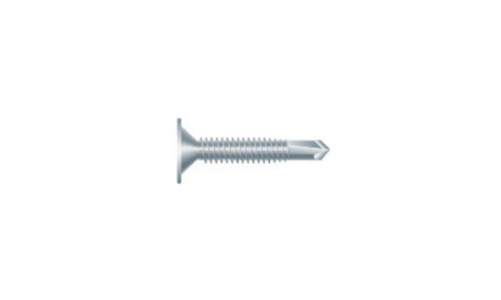 1/4"-20 x 2 Wafer head Phillips Tek Screw #3 Point, Steel Zinc (Box of 1000)