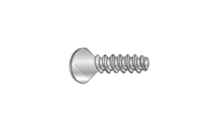 #6-19 x 1/2 Oval Head Phillips Thread Rolling Screw, Steel Zinc Clear & Wax (Box of 7000)