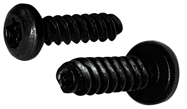 #6-19 x 3/8 Pan Head Torx (6-Lobe) Thread Rolling Screw, Steel Zinc Black & Wax (Box of 10000)