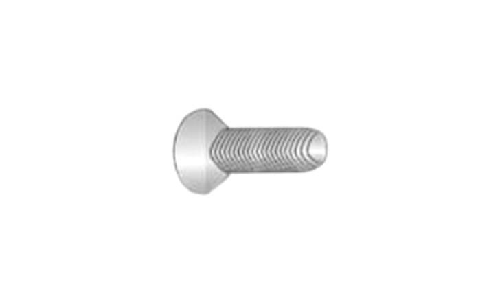 #6-32 x 3/8 Flat Head Phillips Thread Rolling Screw, Steel Zinc Clear & Wax (Box of 10000)