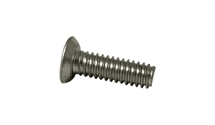 #10-32 x 1 Flat Head, Undercut Phillips Thread Rolling Screw, Steel Zinc Clear & Wax (Box of 3000)