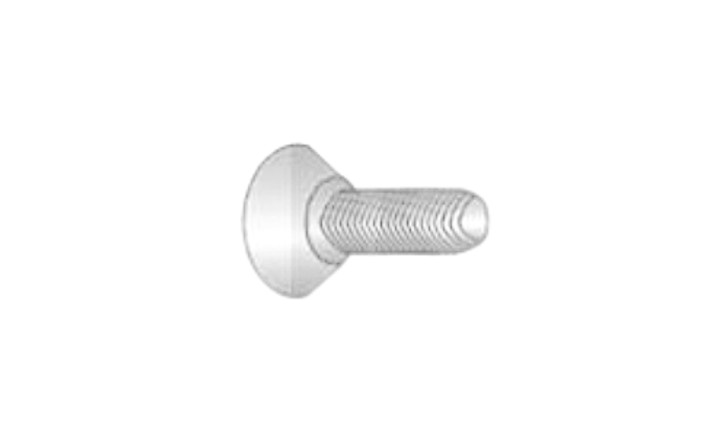 #8-32 x 3/8 Flat Head, Undercut Torx (6-Lobe) Thread Rolling Screw, 18-8 SS Passivated & Waxed (Box of 5000)
