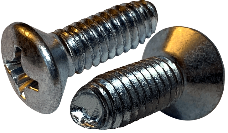 #8-32 x 1/2 Oval Head Phillips Thread Rolling Screw, Steel Zinc Clear & Wax (Box of 6000)
