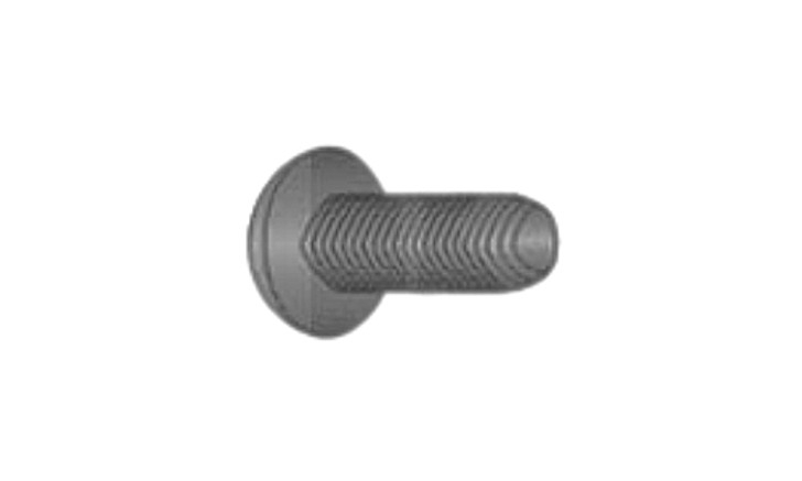 #6-32 x 1/2 Pan Head Torx (6-Lobe) Thread Rolling Screw, Steel Black Oxide & Wax (Box of 10000)