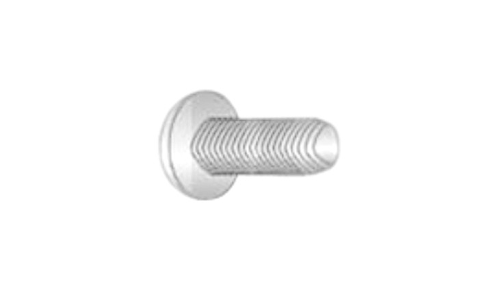 #8-32 x 1-1/2 Pan Head Torx (6-Lobe) Thread Rolling Screw, Steel Zinc Clear & Wax (Box of 3000)