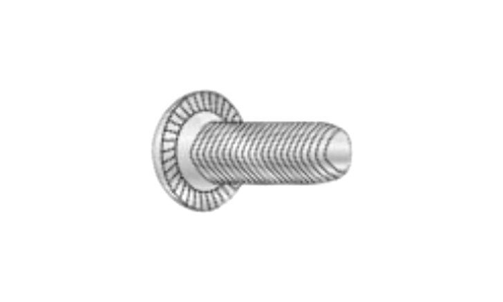 #6-32 x 1/2 Pan Head, Serrated Phillips Thread Rolling Screw, Steel Zinc Clear & Wax (Box of 10000)