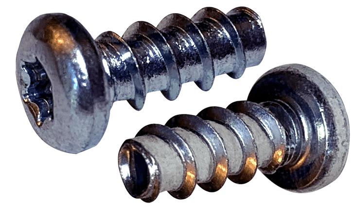 M5-2.3 x 10 mm Pan Head Torx (6-Lobe) Thread Rolling Screw, Steel Zinc Clear & Wax (Box of 6000)