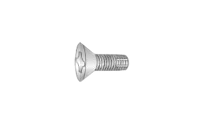 #8-32 x 7/8 Flat Head Phillips Thread Cutting Screw Type F, 18-8 SS  (Box of 4000)