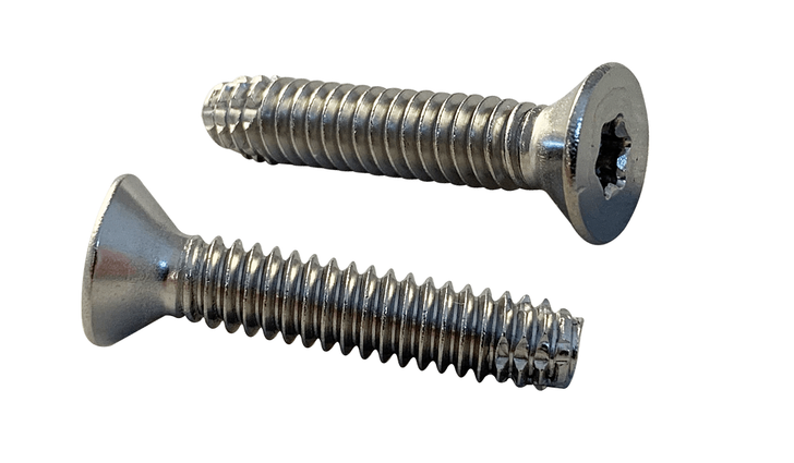 5/16"-18 x 1-3/4 Flat Head Torx (6-Lobe) Thread Cutting Screw Type F, 18-8 SS  (Box of 600)