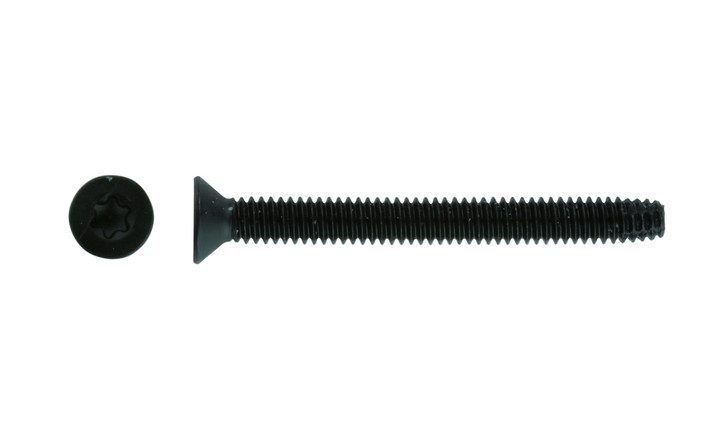 1/4"-20 x 5 Type F - Floor Board Screw Flat Head Torx (6-Lobe), Steel Black Phosphate (Box of 300)