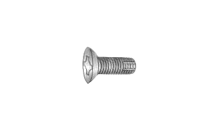 #10-24 x 1/2 Flat Head, Undercut Phillips Thread Cutting Screw Type F, 18-8 SS  (Box of 3000)