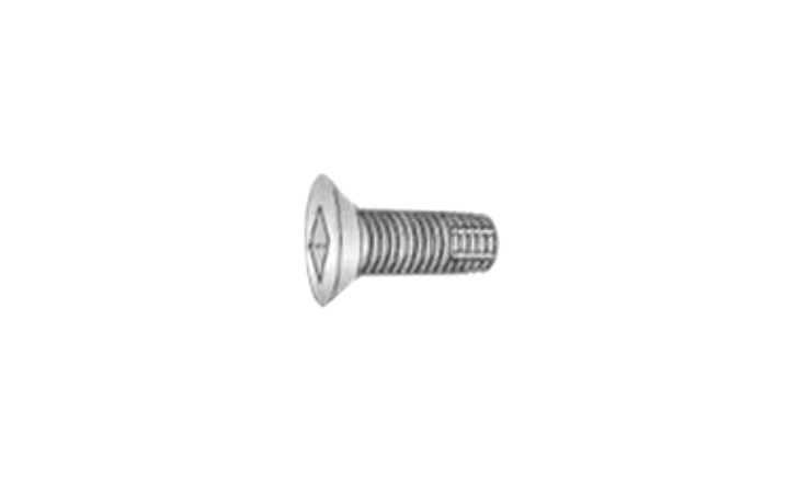 #10-24 x 3/4 Flat Head, Undercut Square Thread Cutting Screw Type F, 300 Series SS   (Box of 3500)