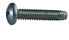 #10-24 x 1-1/4 Pan Head Phillips Thread Cutting Screw Type F, 18-8 SS  (Box of 2000)