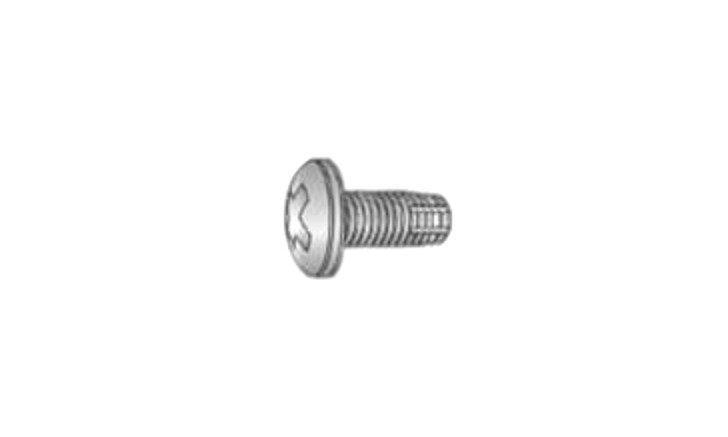 #6-32 x 1/2 Pan Head Phillips Thread Cutting Screw Type F, 410 SS  (Box of 2000)