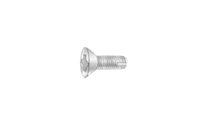 1/4"-20 x 1-1/2 Flat Head Phillips Thread Cutting Screw Type 1, Steel Zinc Clear (Box of 2000)