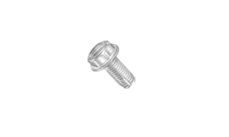 #10-32 x 3/4 Hex Washer Head Slotted Thread Cutting Screw Type 1, Steel Zinc Clear (Box of 6000)