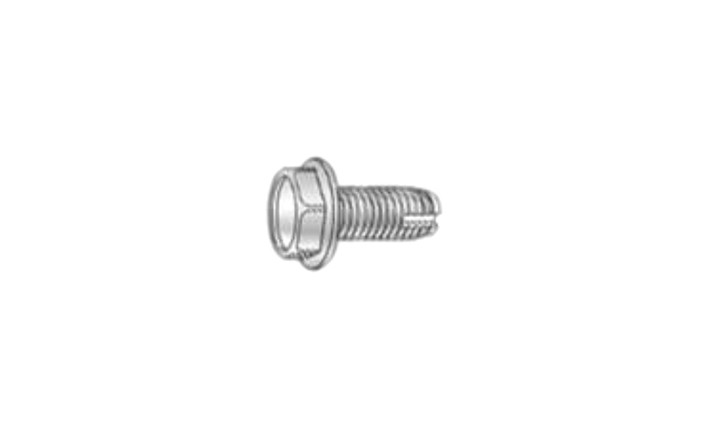 1/4"-20 x 5/8 Hex Washer Head Unslotted Thread Cutting Screw Type 1, Steel Zinc Clear (Box of 3000)