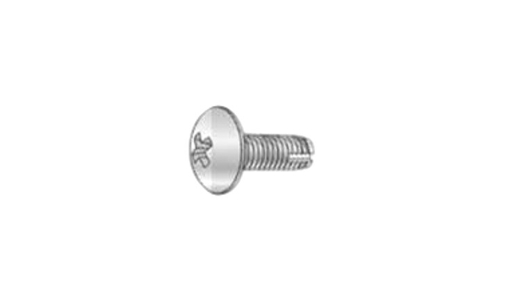 1/4"-20 x 1-1/2 Truss Head Phillips Thread Cutting Screw Type 1, Steel Zinc Clear (Box of 1250)