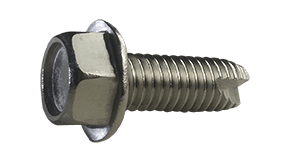 #8-32 x 3/4 Hex Washer Head Unslotted Thread Cutting Screw Type 23, 18-8 SS  (Box of 4000)
