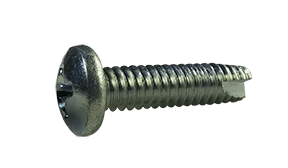 #10-32 x 1/4 Pan Head Phillips Thread Cutting Screw Type 23, Steel Zinc Clear (Box of 9000)