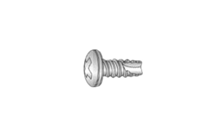 #10-16 x 3/4 Pan Head Phillips Thread Cutting Screw Type 25, 18-8 SS  (Box of 3000)