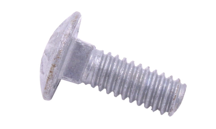 1/4"-20 x 6" Carriage Bolt Low Carbon Steel, Hot Dipped Galvanized - FT (Package of 50)